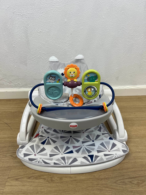 used Fisher Price Premium Sit-Me-Up Floor Seat with Toy Tray