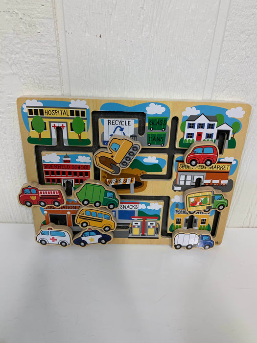 used Melissa & Doug Vehicles Maze