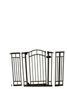 used HomeSafe By Summer Infant Wood and Metal Pressure Mounted Gate