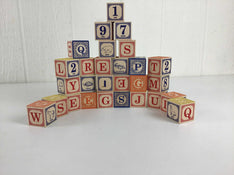 used Uncle Goose Alphabet Blocks