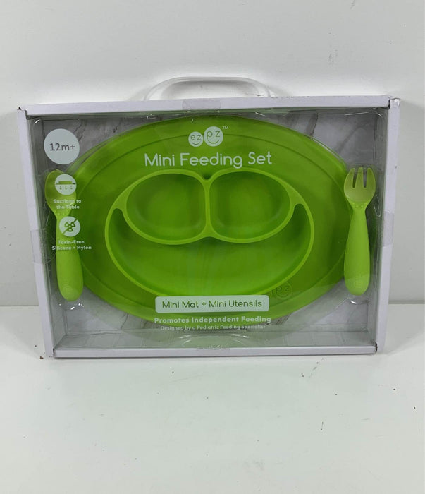 secondhand ezpz Mini Feeding Set, Lime