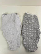 secondhand SwaddleMe Original Swaddle Wrap With Easy Change 2pk, Kiss Ya S/M 0-3 months