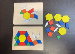 secondhand Melissa & Doug Pattern Blocks And Boards
