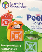 used Learning Resources Peekaboo Learning Farm