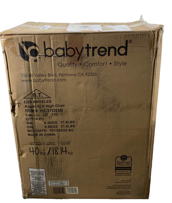 Shop Baby Trend Aspen ELX High Chair, Basil at GoodBuy Gear