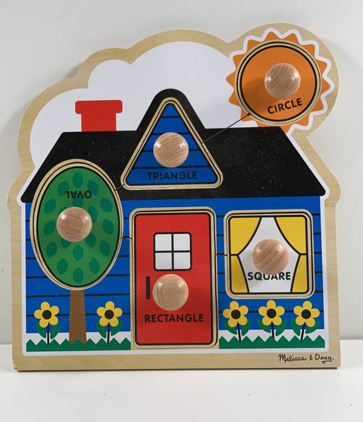 used Melissa & Doug Jumbo Knob Puzzle