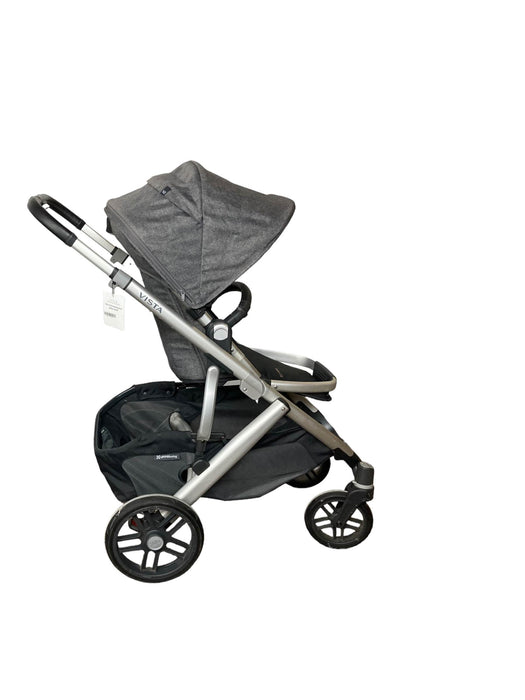 secondhand UPPAbaby VISTA V2 Stroller, Bassinet and Frame Only, Greyson (Charcoal Melange), 2020