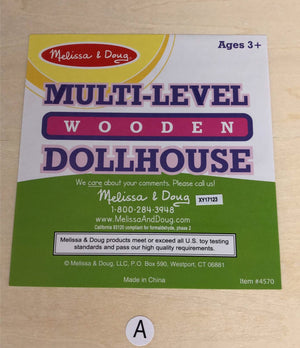 Multi-Level Dollhouse- Melissa and Doug