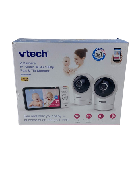 vtech camera baby monitor VTech VM352-2 5" Digital Video Baby Monitor with Cameras