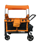 secondhand Wonderfold W4 Multifunctional Quad Stroller Wagon, 2021, Sunset Orange