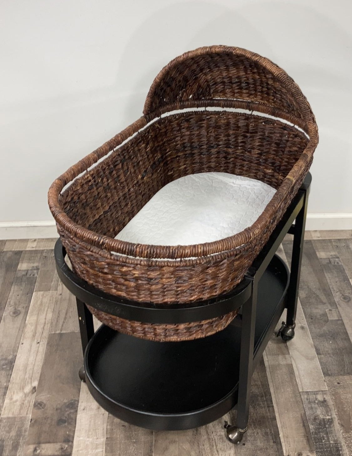 Restoration hardware moses basket hot sale stand