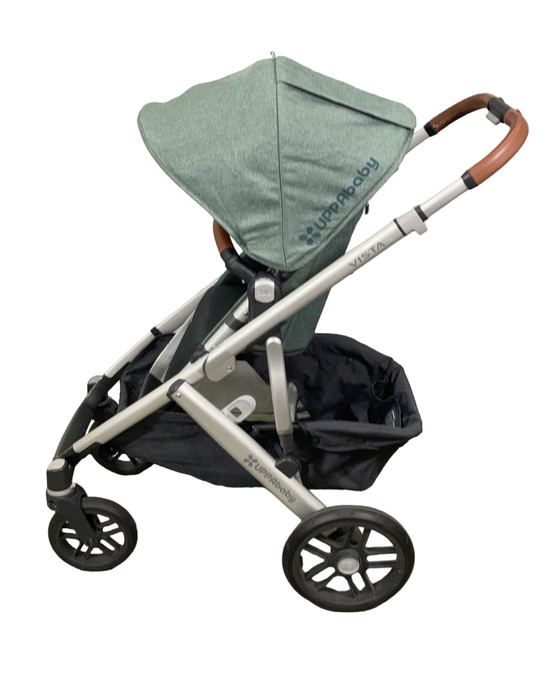 secondhand UPPAbaby VISTA Stroller, Emmett (Green Melange), 2019