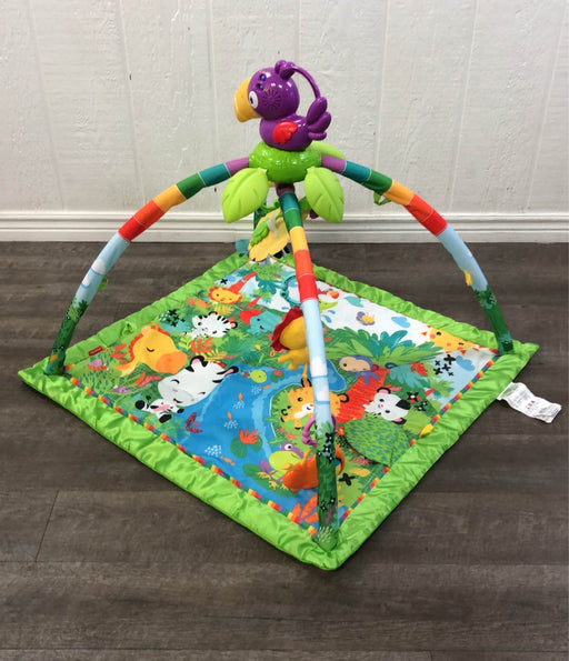 used Fisher Price Rainforest Melodies and Lights Deluxe Gym