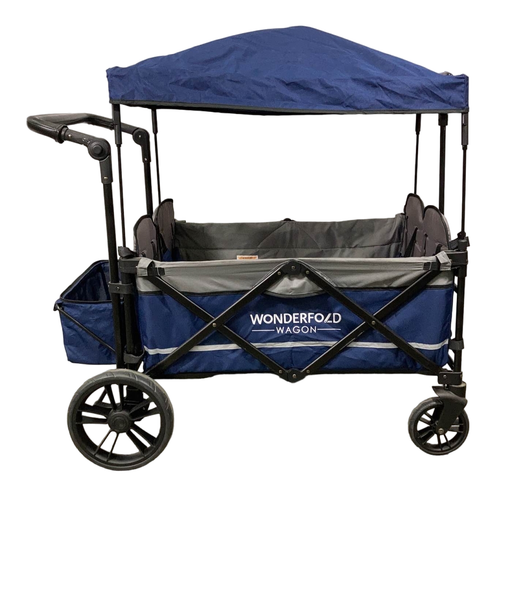 secondhand Wonderfold X4 Push & Pull Quad Stroller, 2021, Navy