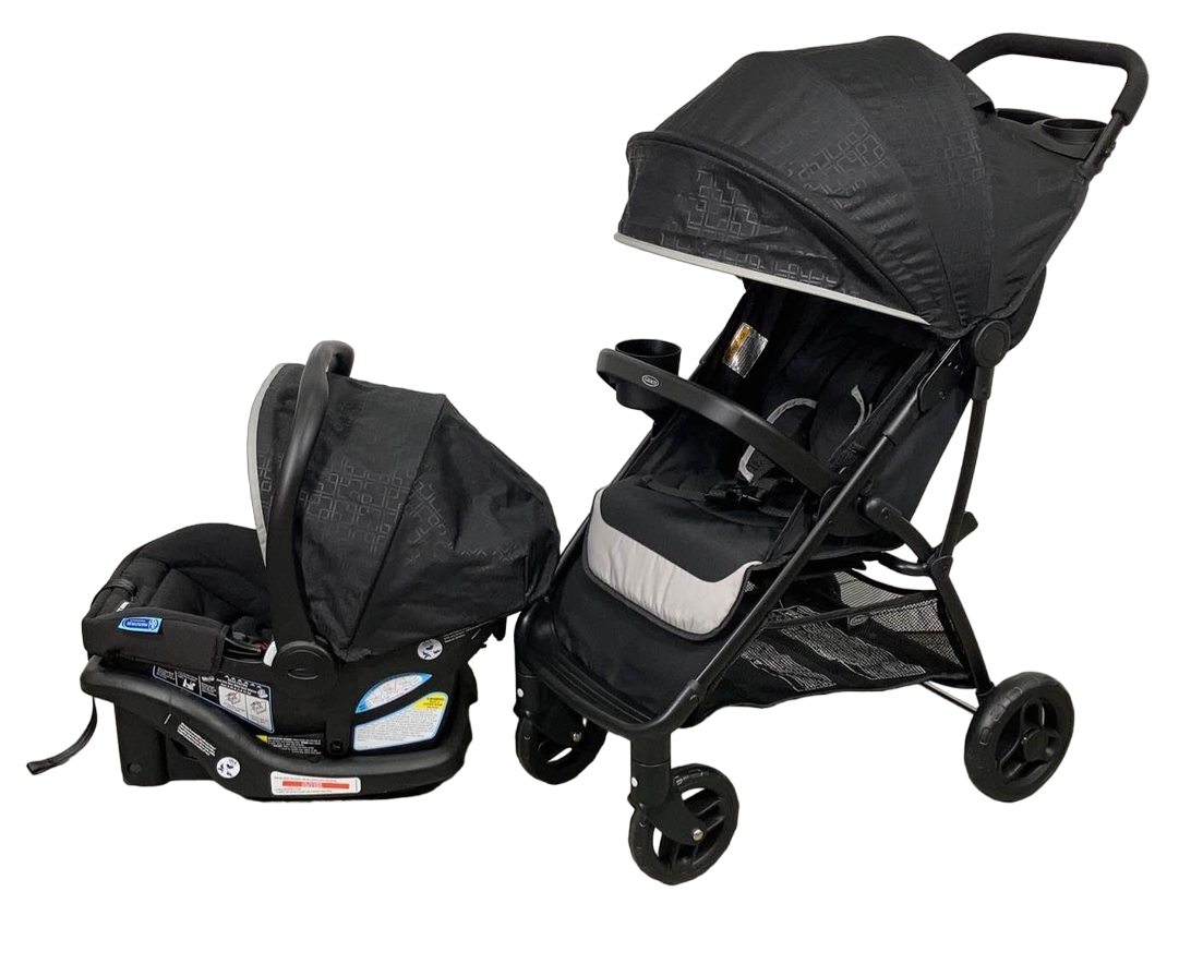 Graco NimbleLite Travel System with SnugRide Infant Car Seat, 2021, Fr
