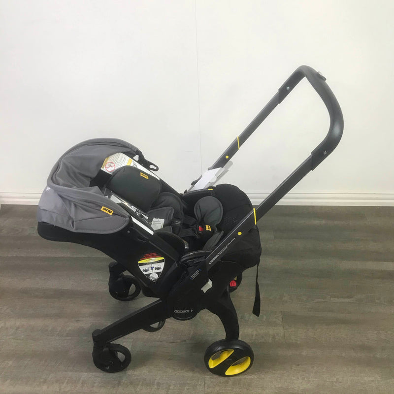 Doona Infant Car Seat & Stroller Combo, 2019, Greyhound