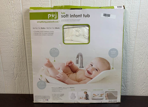 used Puj Foldable Baby Bathtub, White