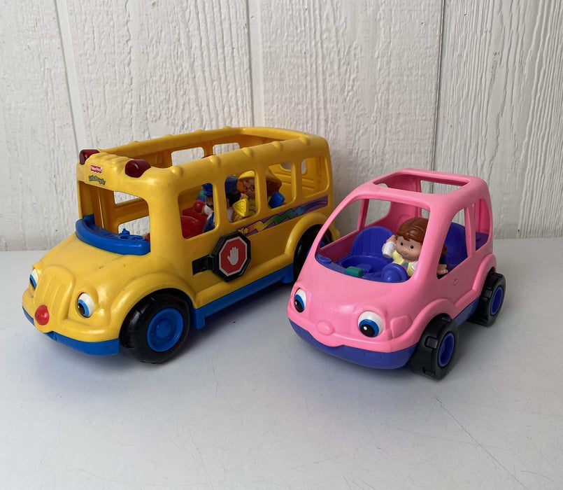 Shop BUNDLE Little People, Bus And Car at GoodBuy Gear