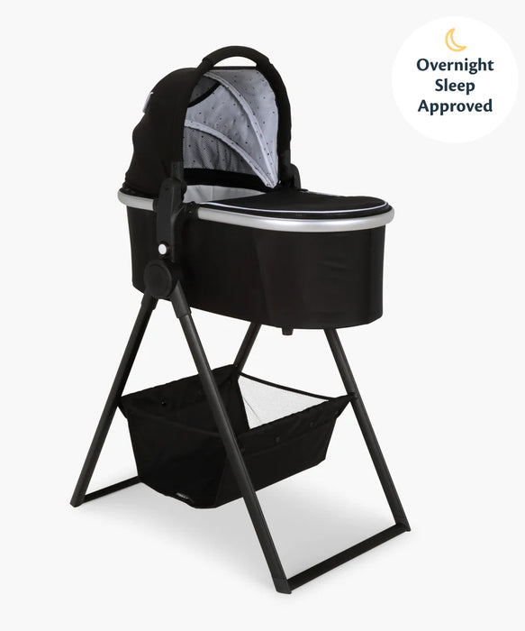 used Mockingbird Bassinet with Stand, Black