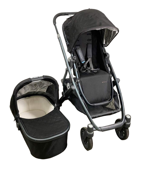 secondhand UPPAbaby VISTA Stroller, Jake (Black), 2015