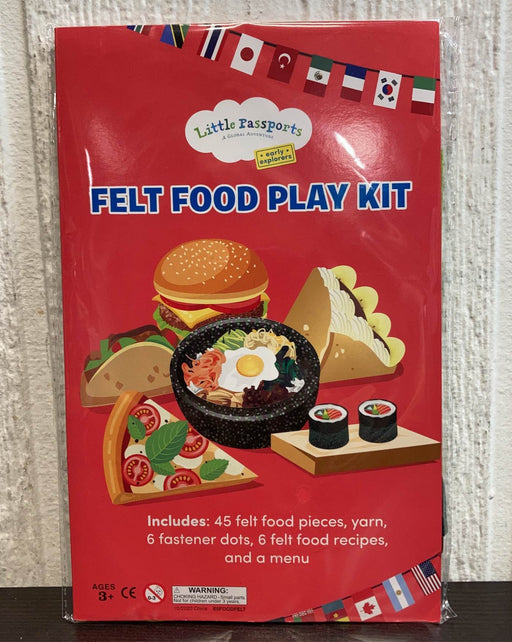 used Little Passports Food Felt Kit