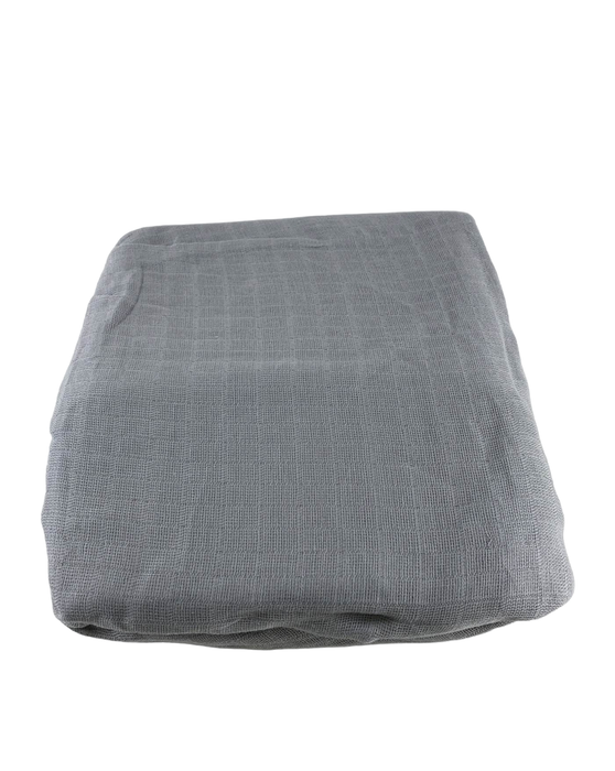 secondhand Newton Organic Muslin Bassinet Sheet, Twilight Grey