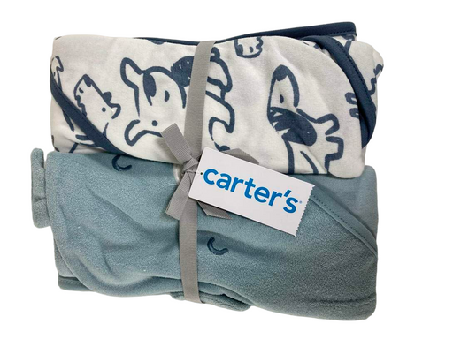 Shop Carter’s Hooded Towels 2pack, Blue/White at GoodBuy Gear