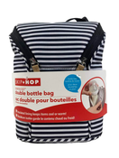 Shop Skip Hop Grab And Go Double Bottle Bag, B/W Stripe at GoodBuy Gear