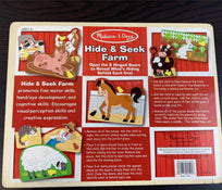 secondhand Melissa & Doug Wooden Magnet Hide And Seek Farm