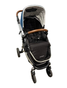 used Mockingbird Single Stroller, 2020, Sea, Watercolor Drops, Silver With Penny Leather