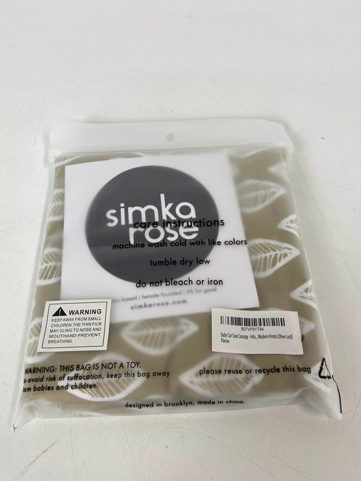 used Simika Rose Car Seat Canopy Nursing Cover