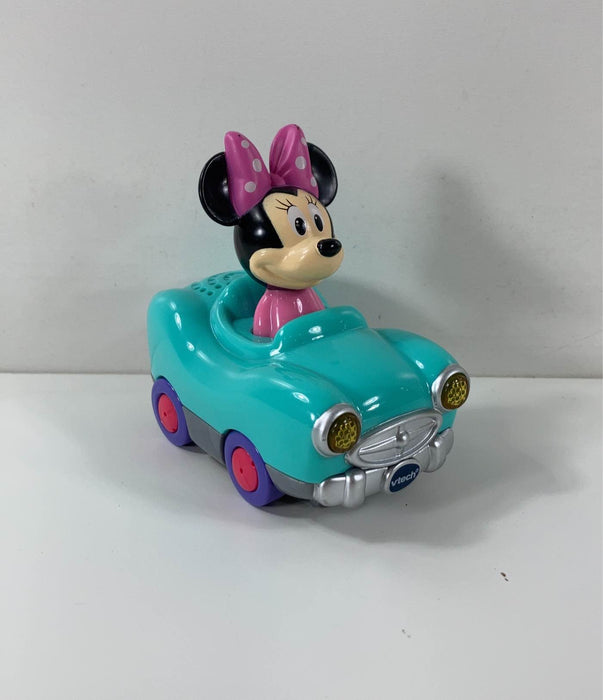 secondhand VTech Go! Go! Smart Wheels Mickey And Minnie Vehicles