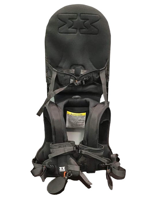 secondhand MiniMeis Shoulder Carrier With Backpack And Sunshade, Black Grey