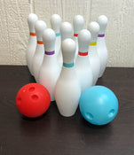 used Chuckle And Roar 10 Pin Kids Bowling Set