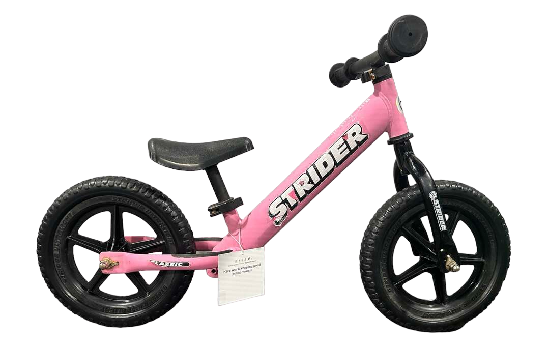 Strider Balance Bike 12” Classic, Pink