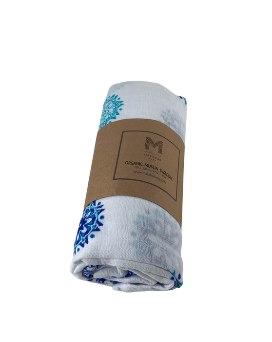Shop Malabar Baby Organic Cotton Swaddle Blanket, Mandala at GoodBuy Gear