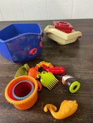 secondhand B. Toys Fish & Splish Boat Bath Toy