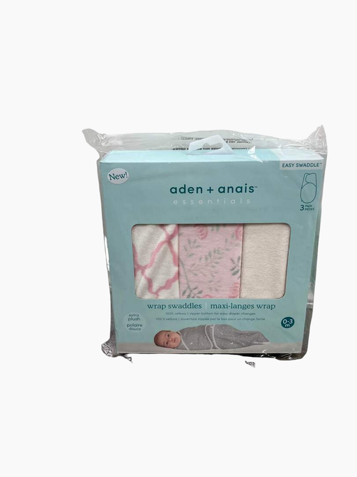 used Aden + Anais Essentials Easy Wrap Swaddle, 3 Pack