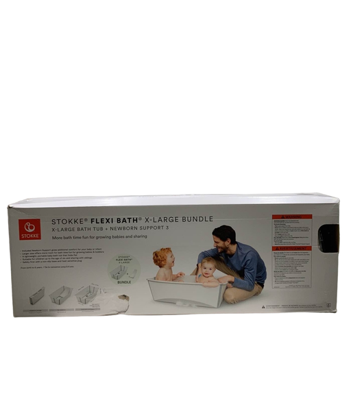 used Stokke Flexi Bath Bundle Pack, Large, White