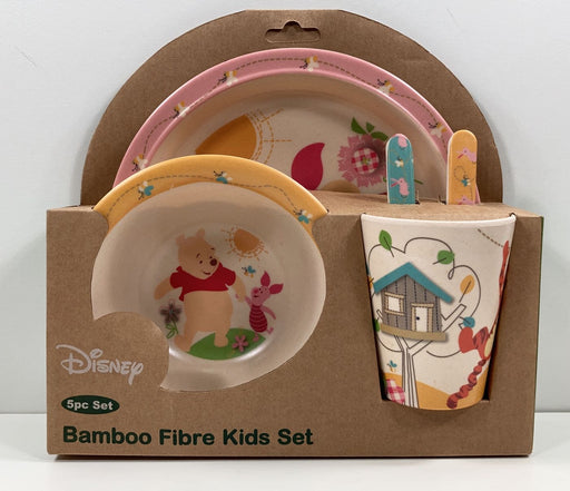 used Disney 5-Piece Bamboo Feeding Set, Winnie The Pooh