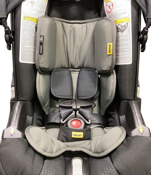 Doona Infant Car Seat & Stroller Combo, 2023, Nitro Black