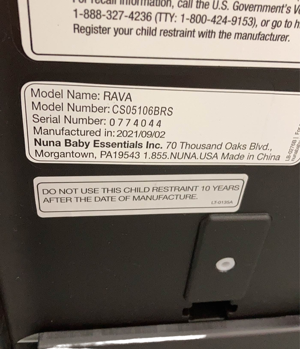 Shop Nuna RAVA Convertible Car Seat, 2021, Brushstroke at GoodBuy Gear