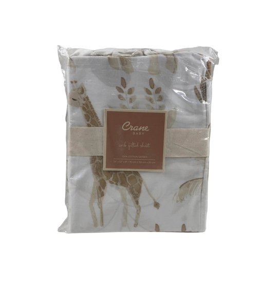 Shop Crane Baby Crib Fitted Sheet, Kendi Safari at GoodBuy Gear
