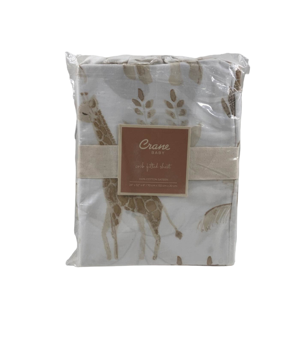 Shop Crane Baby Crib Fitted Sheet, Kendi Safari at GoodBuy Gear