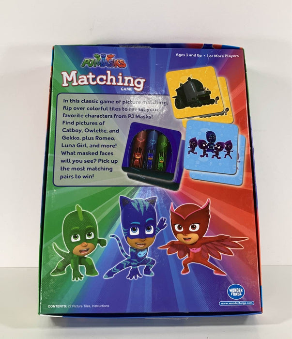 secondhand Wonder Forge Matching Game, PJ Masks