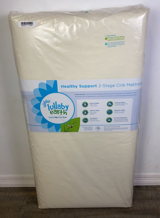 used Lullaby Earth Healthy Support 2-Stage Crib Mattress