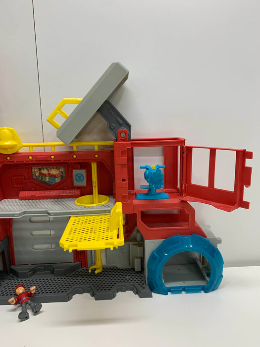 secondhand Playskool Transformers Rescue Bots Griffin Rock Firehouse