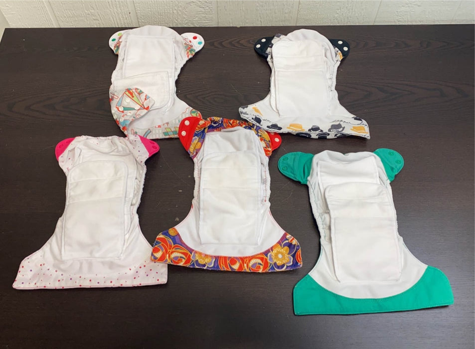 used BUNDLE bumGenius Diapers, -All In One