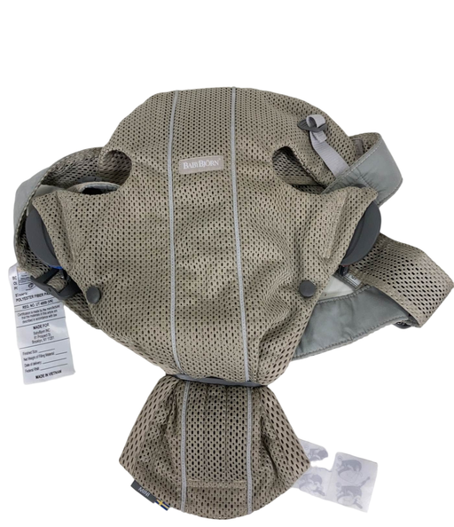 Shop BabyBjorn Baby Carrier Mini, Gray Beige 3D Mesh at GoodBuy Gear