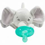 Shop Philips Avent Soothie Snuggle Pacifier Holder, Elephant at GoodBuy Gear